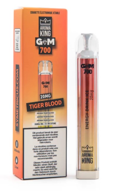 Одноразка Aroma King Gem 700 Tiger Blood (Кокос Арбуз Клубника Энергетик)