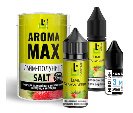 Набор Flavorlab Aroma MAX 30мл 50мг (Лайм Клубника)