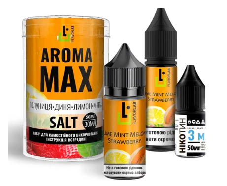 Набір Flavorlab Aroma MAX 30мл 50мг (Полуниця Диня Лимон М'ята)