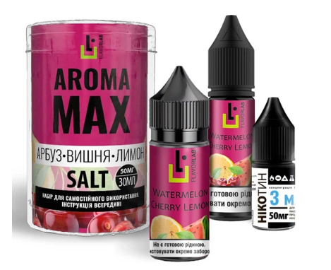 Набор Flavorlab Aroma MAX 30мл 50мг (Арбуз Вишня Лимон)