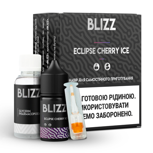 Набір сольової рідини Blizz Eclipse Cherry Ice (Вишня Лід) 30 мл 50 мг