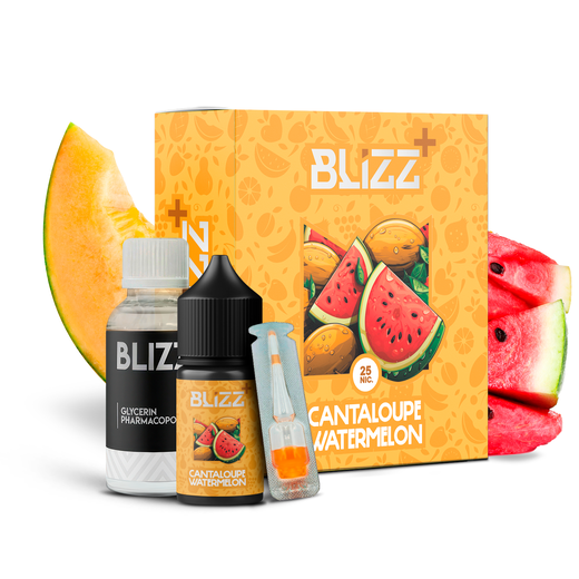 Набор солевой жидкости Blizz Plus 30 мл 25 мг Salt Cantaloupe Watermelon (Дыня Арбуз)