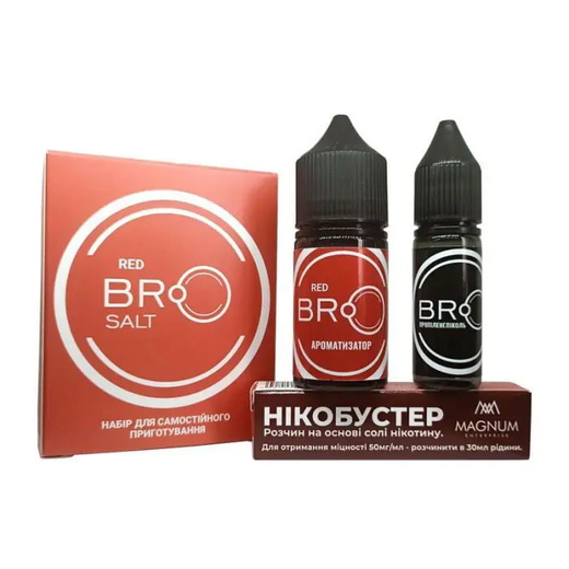 Набор BRO Salt Red (Клубника Ананас) 30 мл 25 мг