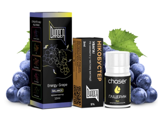 Набор Chaser Black Energy Grape (Энергетик Виноград) 30 мл