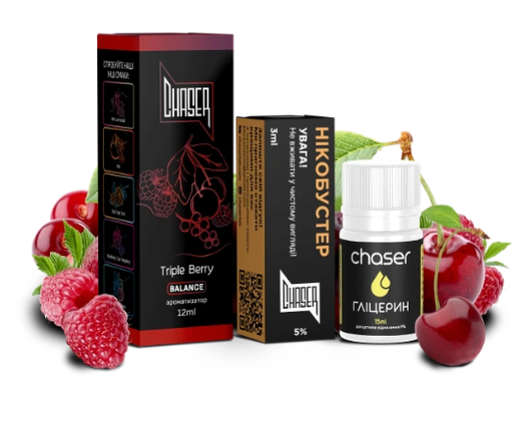 Набор Chaser Black Triple Berry (Ягоды) 30 мл