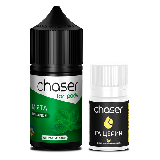 Набір Chaser For Pods без нікотину Mint (М'ята) 30мл