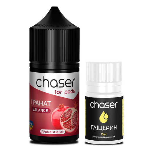 Набір Chaser For Pods без нікотину Pomegranate (Гранат) 30мл