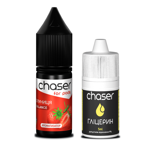 Набор Chaser For Pods без никотина Strawberry (Клубника) 10мл