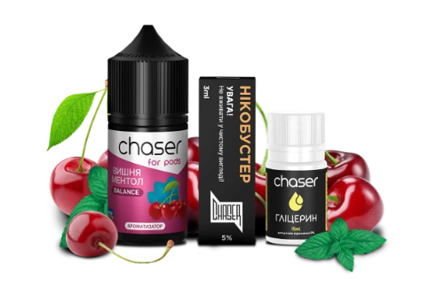 Набор Chaser For Pods Cherry Mint (Вишня Мята) 30мл