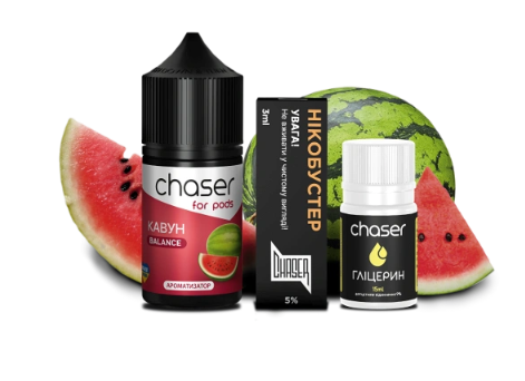 Набор Chaser For Pods Watermelon (Арбуз) 30мл