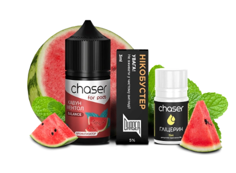 Набор Chaser For Pods Watermelon Mint (Арбуз Мята) 30мл