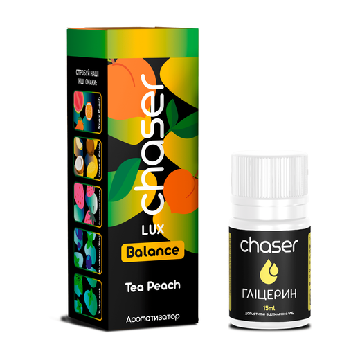 Набор Chaser Lux без никотина Tea Peach (Чай Персик) 30мл