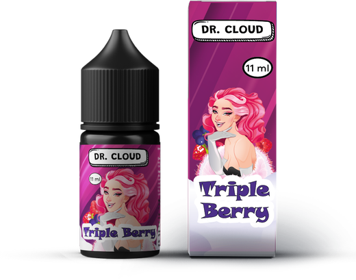 Набір Dr.Cloud 30 мл 50 мг Tripple Berry (Ягоди)