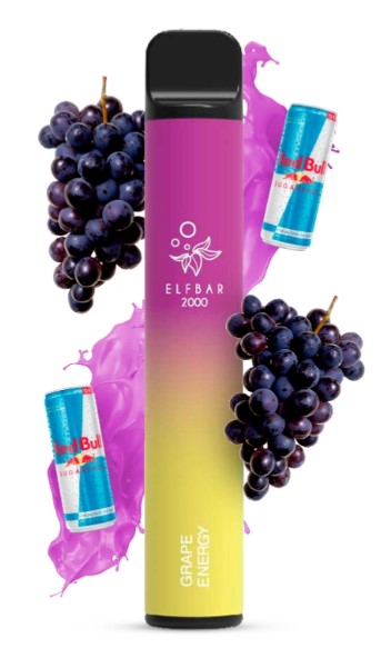 Elf Bar 2000 Grape Energy (Виноградний Енергетик)