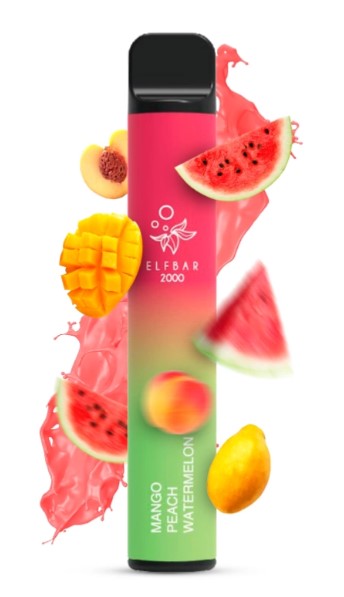 Elf Bar 2000 Mango Peach Watermelon (Манго Персик Кавун)