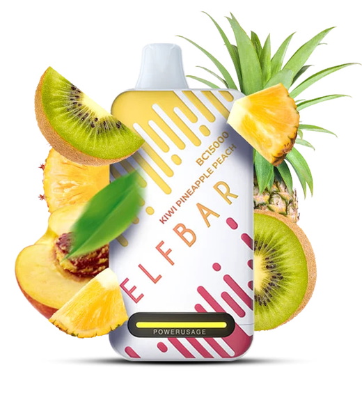 Elf Bar BC15000 Kiwi Pineapple Peach (Ківі Ананас Персик)