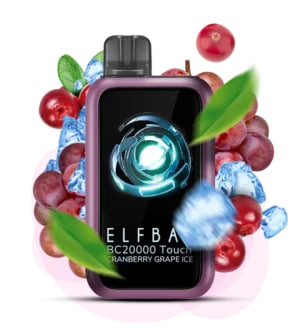 Одноразка Elf Bar BC20000 Touch Cranberry Grape Ice (Журавлина Виноград Лід)