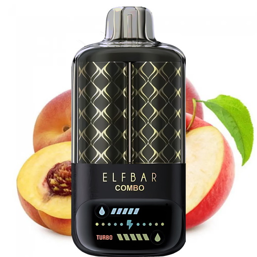 Одноразка ELF BAR Combo 20000-25000 Apple & Juicy Peach (Яблоко и Сочный персик)