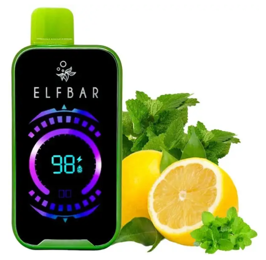 Одноразка ELF BAR RAYA D2 20 000 Lemon Mint (Лимон м'ята)