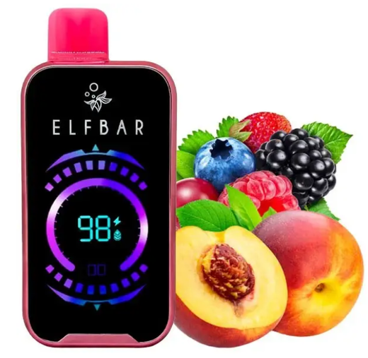 Одноразка ELF BAR RAYA D2 20 000 Peach Berry (Ягоди персик)