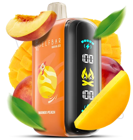 Одноразка ELF BAR RAYA D3 25 000 Mango Peach Watermelon (Манго персик кавун)