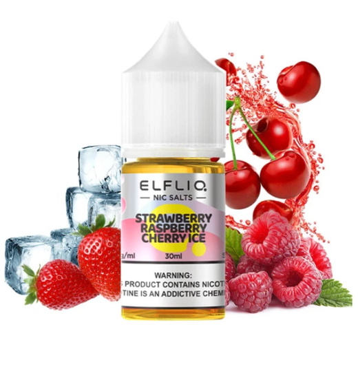 Рідина Elf Liq 30 мл 50 мг Strawberry Raspberry Cherry Ice (Полуниця Малина Вишня Лід)