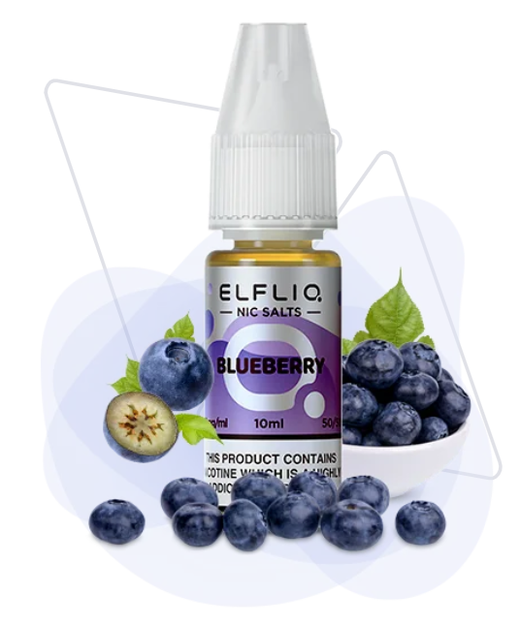 Рідина Elf Bar Elf Liq 10 мл 50 мг Blueberry (Чорниця)