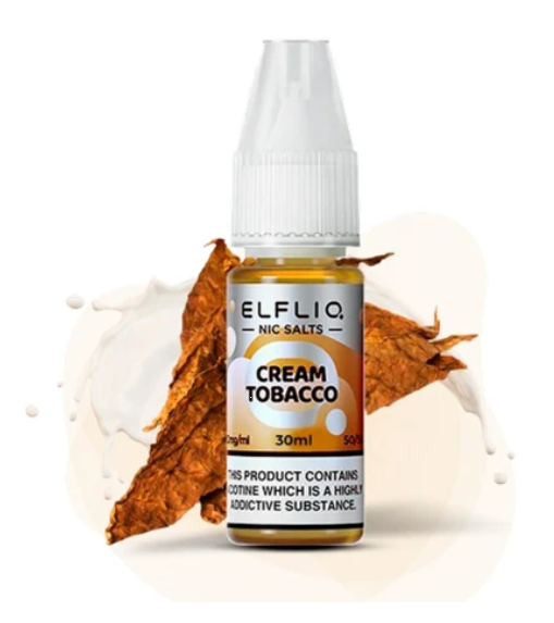 Жидкость Elf Bar Elf Liq 10 мл 50 мг Cream Tobacco (Крем Табак)