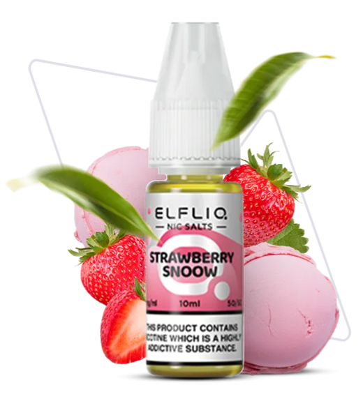 Рідина Elf Bar Elf Liq 10 мл 50 мг Strawberry snow (Полуничне морозиво)