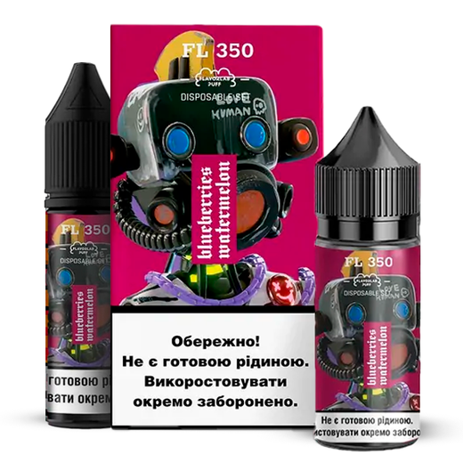 Набор FL350 без никотина Blueberry Watermelon (Черника Арбуз) 30 мл