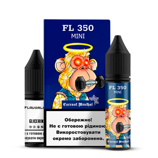 Набор Flavorlab FL350 mini без никотина Currant Menthol (Смородина ментол) 15 мл