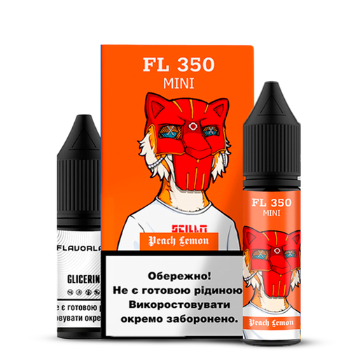 Набор Flavorlab FL350 mini без никотина Peach Lemon (Персик лимон) 15 мл