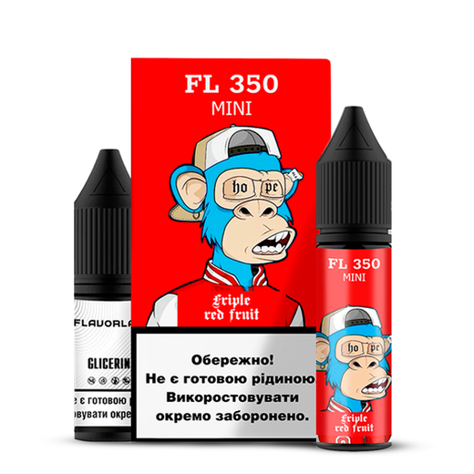 Набор Flavorlab FL350 mini без никотина Triple red fruit (Арбуз вишня клубника) 15 мл