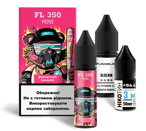 Набор Flavorlab FL350 mini Pomergranate Lemonade (Гранатовый лимонад) 15 мл