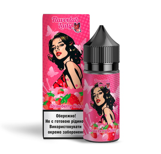 Набір Flavorlab Lady Strawberry Cider (Полуничний сідр) 30 мл 65 мг