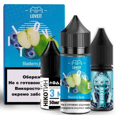 Набір Flavorlab Love IT Blueberry Apple (Чорниця Яблуко) 30мл 50мг