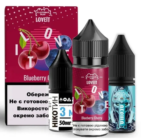 Набір Flavorlab Love IT Blueberry Cherry (Чорниця Вишня) 30мл 50мг