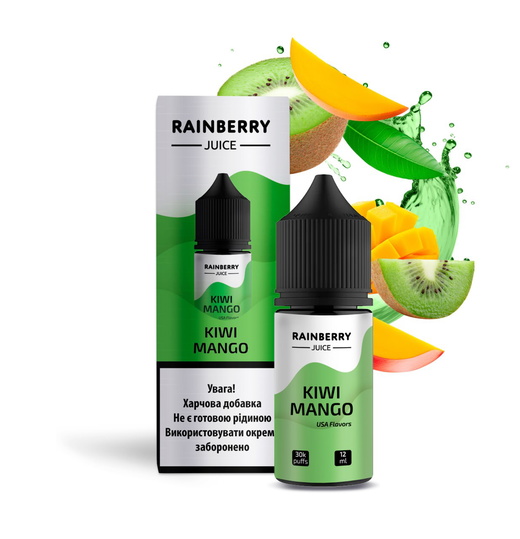 Набір сольової рідини Flavorlab Rainberry Kiwi Mango (Ківі Манго) 30 мл 50 мг