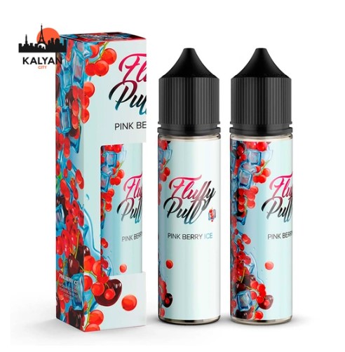 Набір Fluffy Puff Органіка Pink Berry (Мікс лісових ягід) Ice 60 мл 3 мг