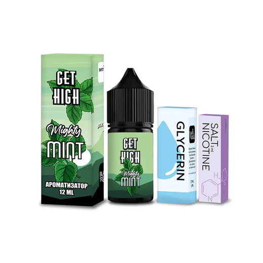 Набір сольової рідини Get High Mighty Mint (М’ята) 30 мл 30 мг