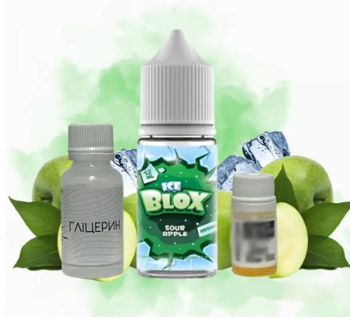 Набір Ice Blox Sour Apple (Кисле яблуко з льодом) 30 мл 50 мг