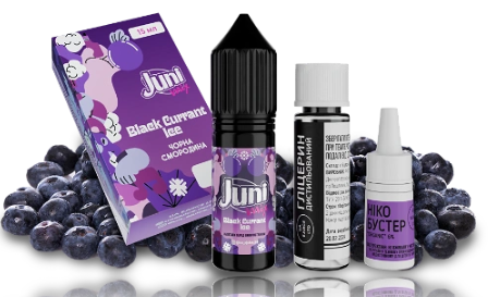 Набор Juni Mix Black Currant Ice (Черная смородина Лед) 15мл 65мг