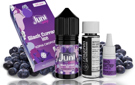 Набор Juni Mix Black Currant Ice (Черная смородина Лед) 30мл 50мг