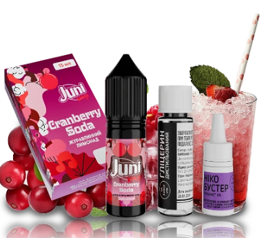 Набір Juni Mix Cranberry Soda (Ожина Сода) 15мл 50мг