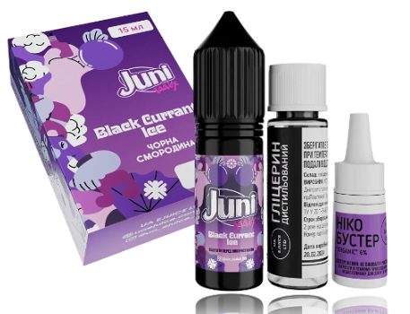 Набір Juni Mix HYBRID Black Currant Ice (Чорна смородина Лід) 15мл 50мг