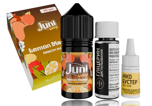 Набор Juni Mix HYBRID Lemone Mango (Лимон Манго) 30мл 65мг