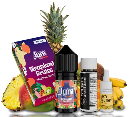 Набор Juni Mix Tropical Fruits (Тропические фрукты) 30мл 50мг