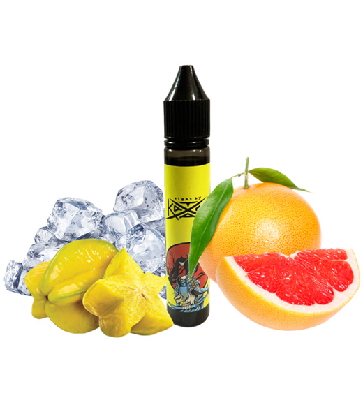 Рідина Katana Carambola Grapefruit Ice (Карамболь Грейпфрут Лід) 30 мл 50 мг