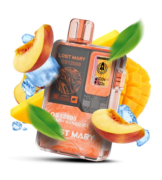 Одноразка Lost Mary OS12000 Peach Mango Ice (Персик Манго Лед)