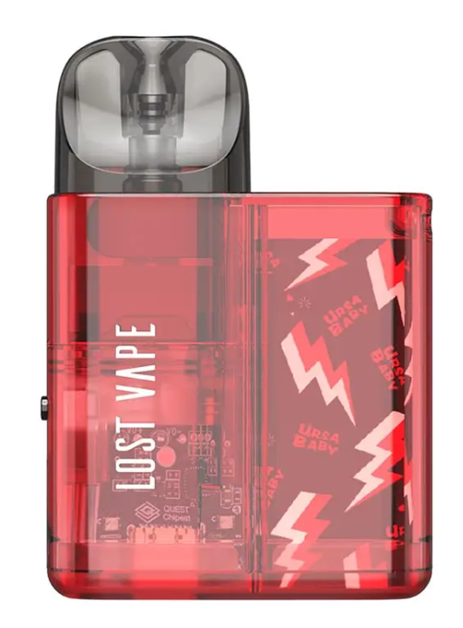 Pod-система Lost Vape Ursa Baby 800mAh 2.5мл Red Clear